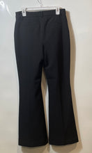 Load image into Gallery viewer, Express Womens Black Flat Front Bootcut Leg Dress Pants Size 8