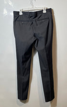 Load image into Gallery viewer, H&M Mens Gray Flat Front Slash Pockets Slim Fit Straight Leg Dress Pants Sz 34R