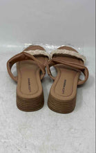 Load image into Gallery viewer, Lucky Brand Womens Razilla Beige Brown Leather Slip-On Slide Sandals Size 10M