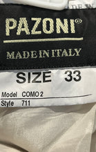 Load image into Gallery viewer, Pazoni Mens Black Pleated Front Stretch Pockets Straight Leg Dress Pants Size 33