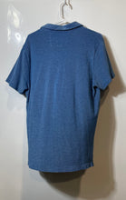 Load image into Gallery viewer, Banana Republic Mens Sky Blue Short Sleeve Button Front Polo Shirt Size Large