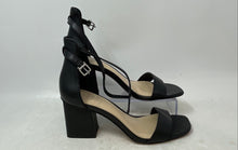 Load image into Gallery viewer, Vince Camuto Womens Margry Black Leather Block Heel Ankle Strap Sandals Sz 6.5M