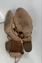 Load image into Gallery viewer, Coach New York Womens Larissa Nude Lace-Up Block Gladiator Heels Size 10B