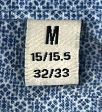 Load image into Gallery viewer, Lucky Brand Mens Blue Slim Fit Stretch Button Front Dress Shirt Size Medium
