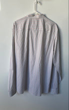 Load image into Gallery viewer, Armani Exchange Mens Beige Red Striped Long Sleeve Slim Fit Button-Up Shirt XL
