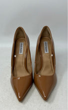 Load image into Gallery viewer, Steve Madden Womens Setria Brown Leather Slip-On Stiletto Pump Heels Size 9