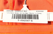 Load image into Gallery viewer, Lululemon Womens Orange Speed Up High-Rise Activewear Athletic Shorts Size 6