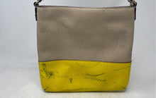 Load image into Gallery viewer, Kate Spade New York Womens Brown Yellow Colorblock Leather Crossbody Bag