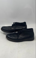 Load image into Gallery viewer, Bruno Rossi Mens Black Leather Round Toe Lace-Up Ankle Chukka Boots Size 7