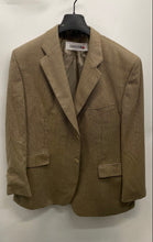 Load image into Gallery viewer, Chaps Mens Brown Notched Lapel Long Sleeve Two-Button Blazer Size 44S