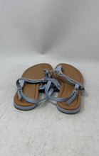 Load image into Gallery viewer, Guess Womens Light Blue Leather Adjustable Strap Thong Sandals Size 8.5M