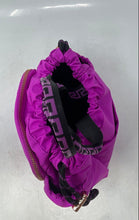 Load image into Gallery viewer, Versace Parfums Womens Purple Double Handle Pockets Lined Drawstring Tote Bag