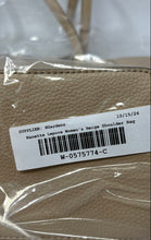 Load image into Gallery viewer, Nanette Lepore Womens Beige Pebble Leather Double Handle Zipper Shoulder Bag