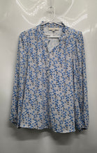 Load image into Gallery viewer, Loft Womens Multicolor Floral Long Sleeve Button Front Blouse Top Size Medium