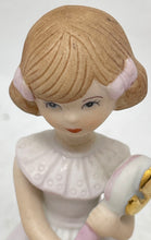 Load image into Gallery viewer, Enesco Growing Up Birthday Girls Brunette Girl Age 5 Porcelain Figurine
