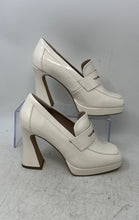 Load image into Gallery viewer, Jenn Ardor Womens White Slip-On Block Loafer Pump Heels Size 6.5M