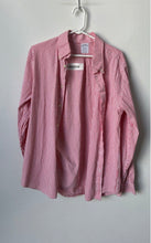 Load image into Gallery viewer, Brooks Brothers Mens Pink Striped Long Sleeve Regent Fit Button-Up Shirt Size M