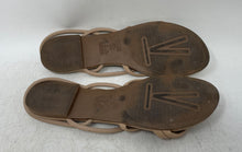 Load image into Gallery viewer, Vizzano Womens Beige Open Toe Flat Slip-On Slingback Sandals Size 8