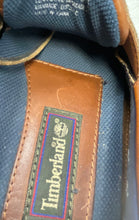 Load image into Gallery viewer, Timberland Mens Brown Leather Stitching Moc Toe Lace-Up Boat Shoes Size 8.5M