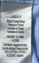 Load image into Gallery viewer, Lacoste Mens Light Blue Cotton Long Sleeve Regular Fit Button-Up Shirt Size L