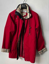 Load image into Gallery viewer, St. John's Bay Womens Red Long Sleeve Pockets Full-Zip Jacket Size Small