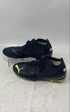 Load image into Gallery viewer, Puma Kids Future 3.4 FG AG 107010-01 Blue And Green Soccer Cleats Size 4C