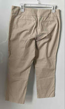 Load image into Gallery viewer, 7th Avenue New York & Company Womens Beige Straight Leg Cropped Pants Size 6