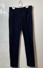 Load image into Gallery viewer, Zara Womens Blue Flat Front Pockets Regular Fit Straight Leg Trouser Pants Sz 29