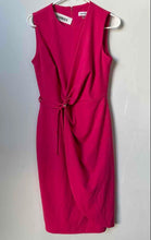 Load image into Gallery viewer, Calvin Klein Womens Pink Sleeveless Collarless Back Zipper Sheath Dress Size 4