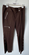 Load image into Gallery viewer, Michael Kors Womens Brown Straight Leg Utility Pants Size 10