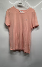 Load image into Gallery viewer, Lacoste Womens Pink Short Sleeve Crew Neck Regular Fit Pullover T-Shirt Size 42