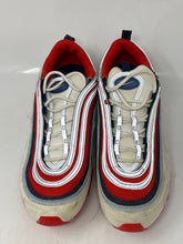 Load image into Gallery viewer, Authentic Nike Mens Air Max 97 Red White Blue Sneaker Shoes Size 11 Damaged