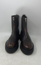 Load image into Gallery viewer, Anthropologie Mens Brown Functional Front Zip Fastening Ankle Boots Size EUR 41