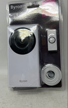 Load image into Gallery viewer, Byron White Battery-Operated 90DB Wired Push Button Doorbell Set Factory Sealed