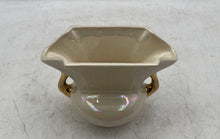 Load image into Gallery viewer, Collectible Beige Home Decor Iridescent Glaze Handles Porcelain Vase