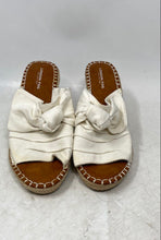 Load image into Gallery viewer, London Fog Womens Heidi White Open Toe Wedge Heels Espadrille Sandals Size 10 M