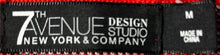 Load image into Gallery viewer, 7th Avenue Design Studio NY & Co. Womens Red White Pullover Sweater Sz M W/ Tag