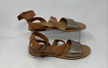 Load image into Gallery viewer, UGG Womens Zahara Brown Leather Open Toe Ankle Strap Sandals Size 7