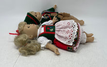Load image into Gallery viewer, Boy And Girl Blonde Hair Multicolor Traditional Outfit Collector Fashion Dolls