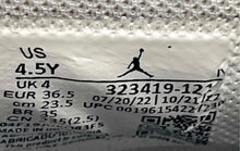 Load image into Gallery viewer, Nike Boys Air Jordan 6 Rings 323419-121 White Gray Sneaker Shoes Size 4.5Y