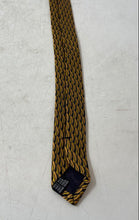 Load image into Gallery viewer, DeSantis Collection Mens Yellow Black Keeper Loop Adjustable Pointed Tie