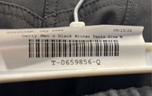 Load image into Gallery viewer, Gerry Mens Black Flat Front Pockets Straight Leg Snow Cargo Pants Size Medium