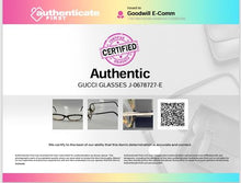 Load image into Gallery viewer, Authentic Gucci Women's Tortoise Gold-Tone Black Vintage Glasses