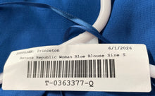 Load image into Gallery viewer, Banana Republic Womens Blue V-Neck Sleeveless Pullover Blouse Top Size Small
