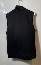 Load image into Gallery viewer, Perry Ellis Mens Black Sleeveless Pockets Collared Full Zip Sport Vest Size S