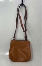 Load image into Gallery viewer, Moda Italy Womens Brown Leather Zipped Pocket Adjustable Strap Crossbody Handbag