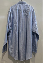 Load image into Gallery viewer, Tommy Hilfiger Mens Sky Blue Embroidered Logo Button-Up Shirt Size 0/0