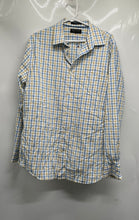 Load image into Gallery viewer, Banana Republic Mens Multicolor Plaid Print Wrinkle Button-Up Shirt Size L