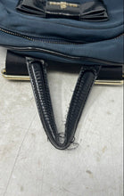 Load image into Gallery viewer, Karl Lagerfeld Womens Navy Blue Bow Design Adjustable Shoulder Straps Backpack