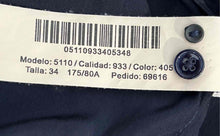 Load image into Gallery viewer, Massimo Dutti Womens Blue Long Sleeve Regular Fit Button-Up Shirt Size 2